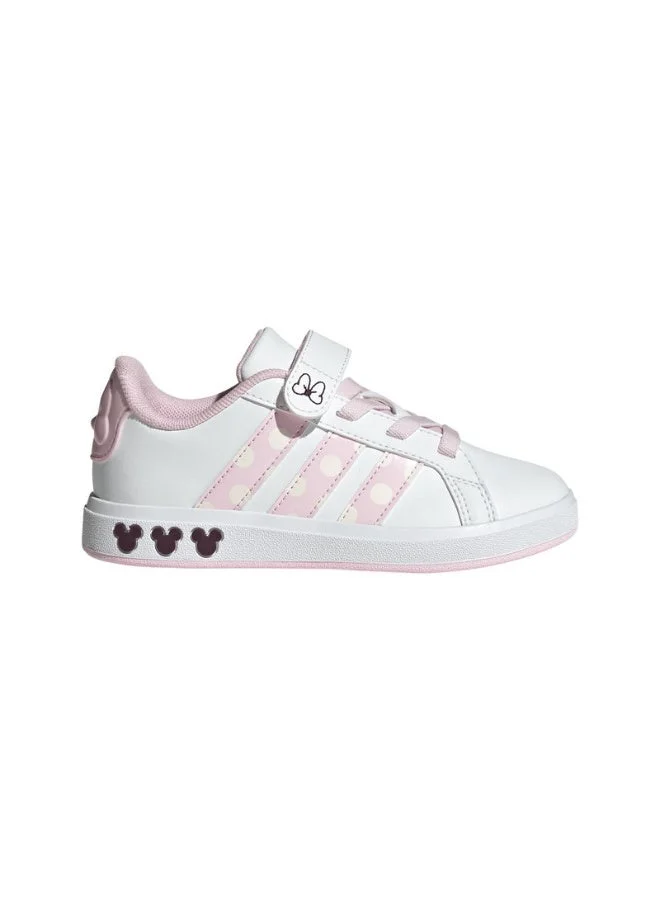 Adidas Adidas Grand Court Minnie El K U White Sportswear Shoes For Kids