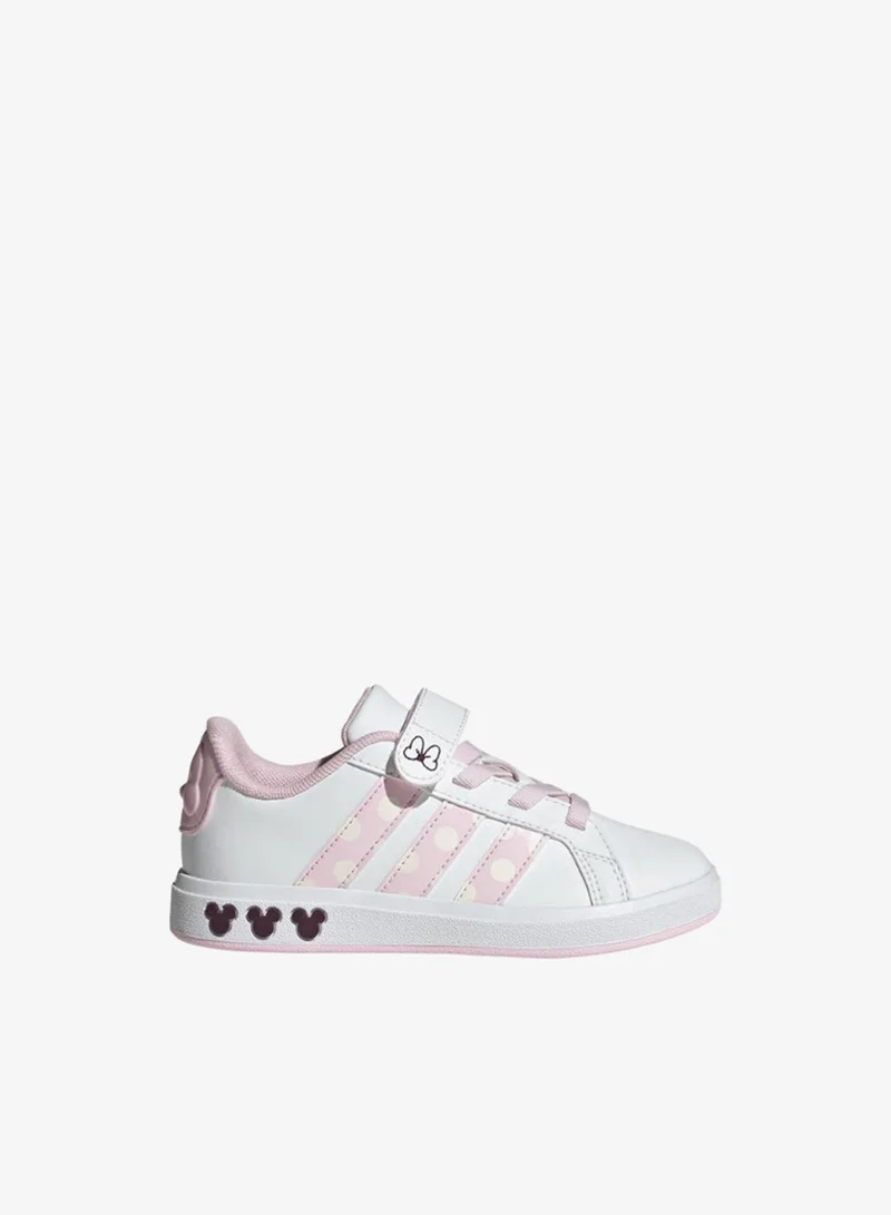 Adidas Adidas Grand Court Minnie El K U White Sportswear Shoes For Kids
