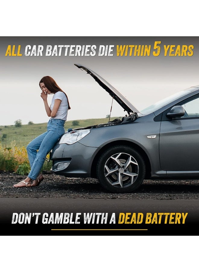 وي هاند كابلات شحن بطارية السيارات الثقيلة 500 أمبير – طول 2.5 متر – PVC-25 – كابلات تشغيل طوارئ مع حقيبة حمل – متوافقة مع جميع أنواع المركبات - Image 2