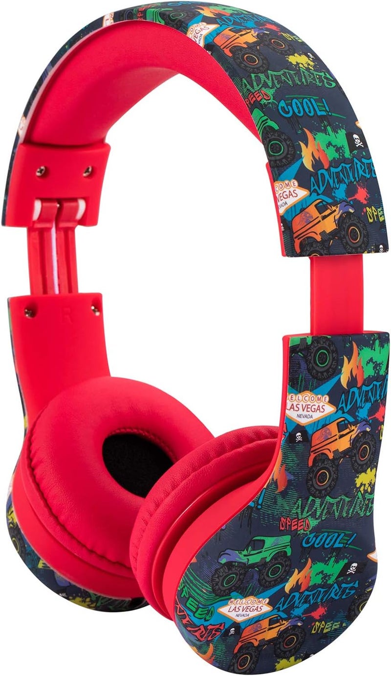Snug Play+ Kids Headphones with Volume Limiting for Toddlers (Boys/Girls) - Monster Trucks - Image 2