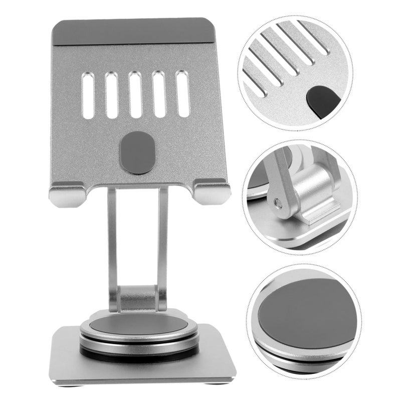 360 Degree Rotating Aluminum Alloy Adjustable Folding Phone Stand Tablet Holder For Desk Home Office - Image 4