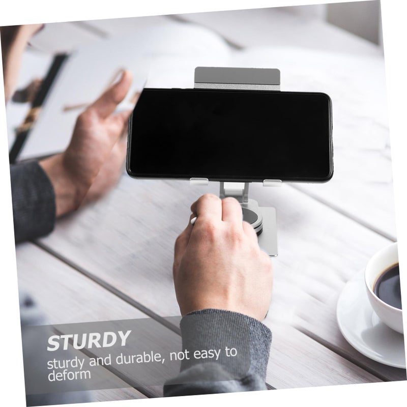 360 Degree Rotating Aluminum Alloy Adjustable Folding Phone Stand Tablet Holder For Desk Home Office - Image 5