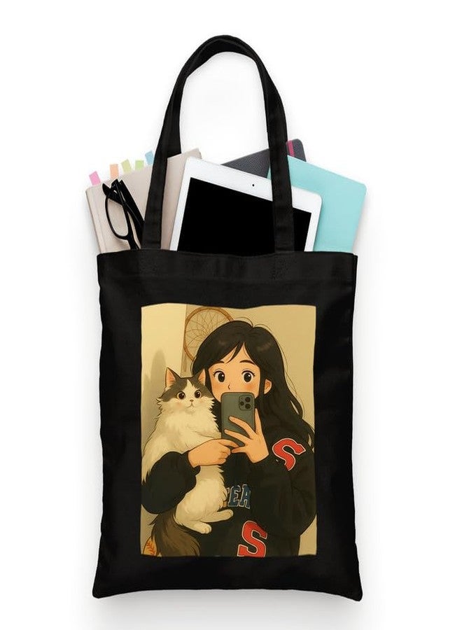 PrintingZone Printed Tote Bag For Women| Cotton Canvas Tote Bag for Girls - Printed Design - Image 1