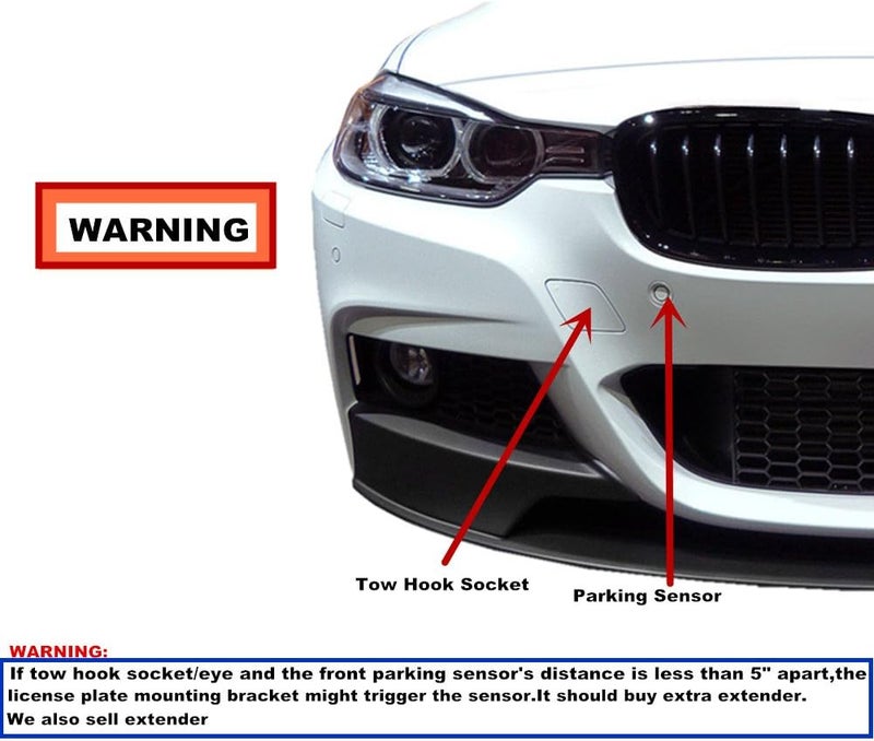 JGR Racing License Plate Mount Bracket for VW MK7 Golf GTI - Image 4