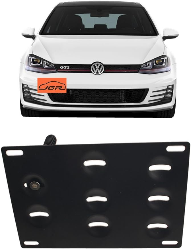 JGR Racing License Plate Mount Bracket for VW MK7 Golf GTI - Image 1