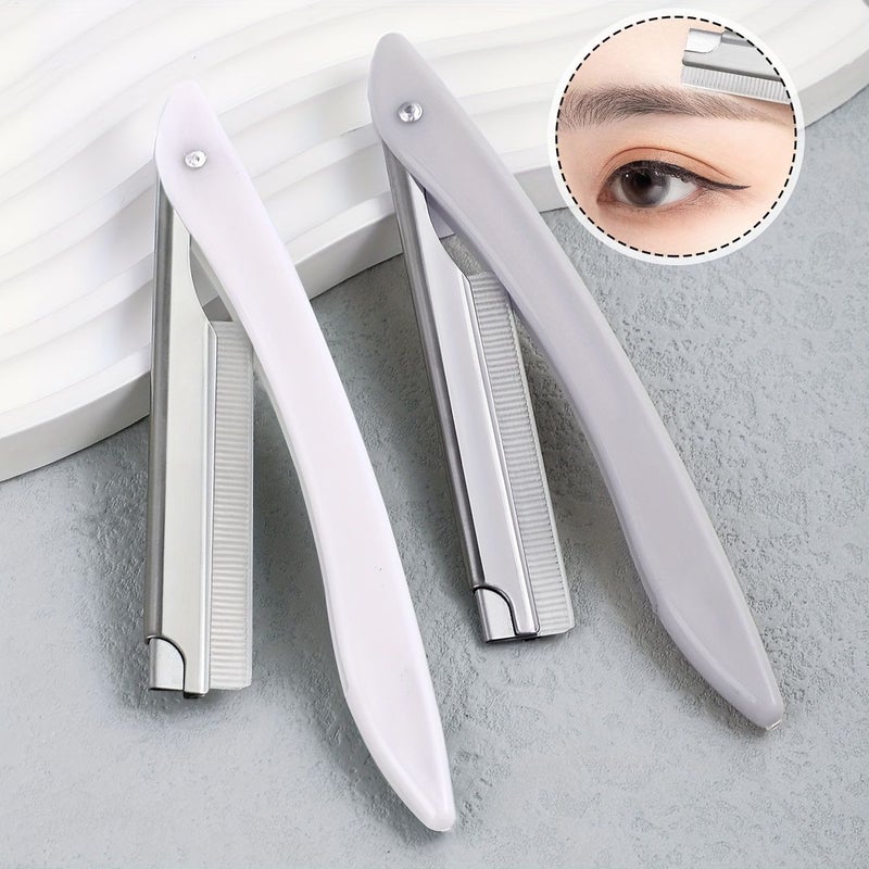 شفرة الحواجب NRCS 1 مع 20 شفرة قابلة للطي أداة تجميل للجنسين تقليم دقيق - Image 5
