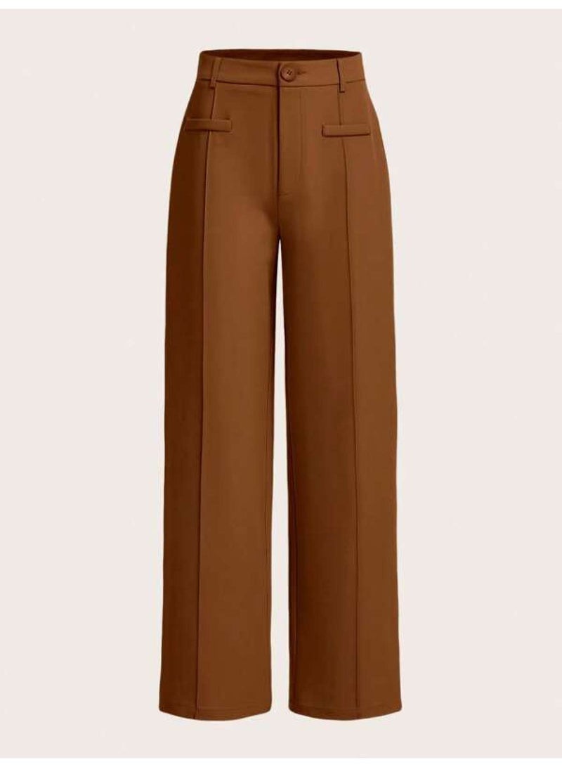 SCACTO High Waist Drooping Wide Leg Pants 