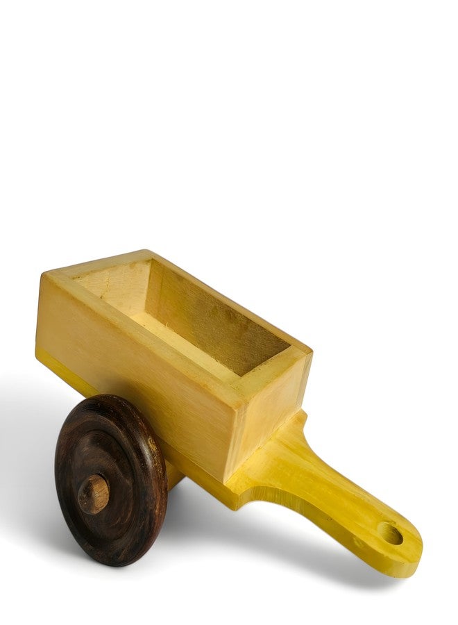 MarvelStore Handcrafted Wooden Tractor Toy with Detachable Trailer | Classic Vintage-Style Farm Vehicle for Kids,Toddlers and Collectors | Eco-Friendly,Durable and Handmade Artisan Craftsmanship - Image 3
