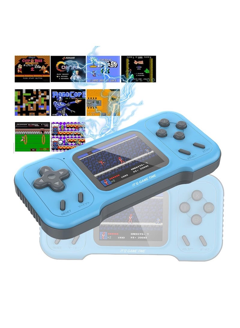 Excefore Handheld Retro Game Console for Kids Adults, Built-in 500 Games, 3.0" FT HD Color Screen, AV Output, Dual 3D Joysticks, Protable Video Game Console as Gift for Birthday - Image 1