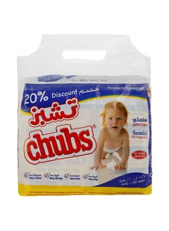 Chubs 160-Piece Sensitive Baby Wipes 