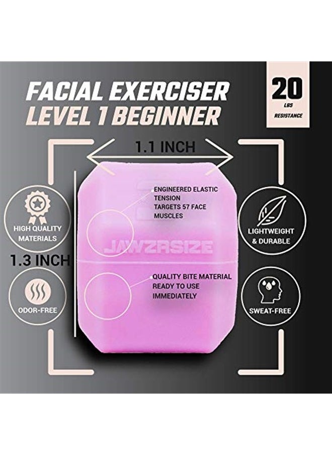 Jawzrsize Pop 'N Go Jaw, Face, and Neck Exerciser - Define Your Jawline, Slim and Tone Your Face, Look Younger and Healthier - Helps Reduce Stress and Cravings - Facial Exerciser (Advanced Green)  - Image 3