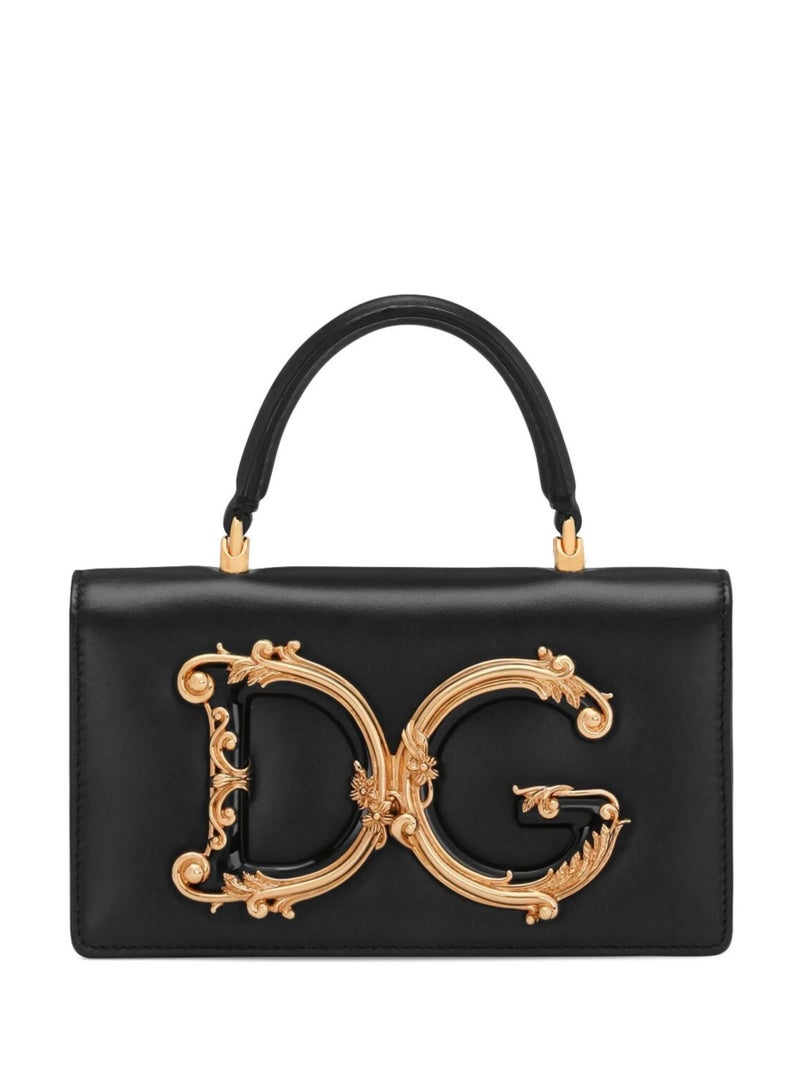 دي آند جي حقيبة دولتشي آند غابانا صغيرة بمقبض علوي أسود، حقيبة كروس نسائية، حقيبة توت نسائية، حقيبة يد نسائية، حقيبة كتف نسائية، حقيبة سفر نسائية، حقيبة هوبو نسائية - Image 1