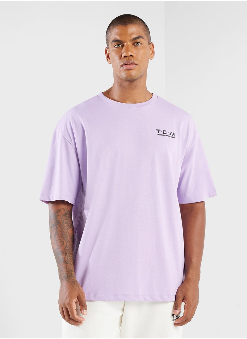 The Giving Movement - Oversized Racing Printed T-Shirt - Image 1