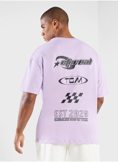 The Giving Movement Oversized Racing Printed T-Shirt  - Image 2