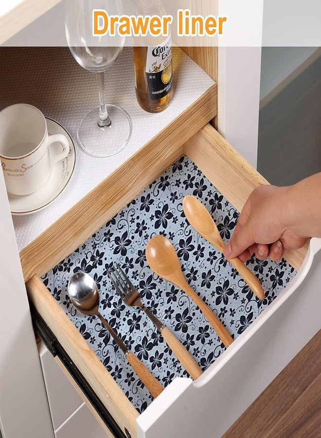 Vocal Store Anti-Slip Kitchen Cabinet Drawer Shelf Mat Liner Sheets Textured Multipurpose 10 Meter Roll, Grey - CDOJ6-P36-10M - Image 3