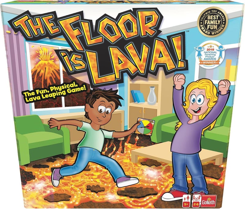 Goliath Endless Games The Original The Floor is Lava! Game by Endless Games - Interactive Game For Kids And Adults - Promotes Physical Activity - Indoor And Outdoor Safe - Image 1