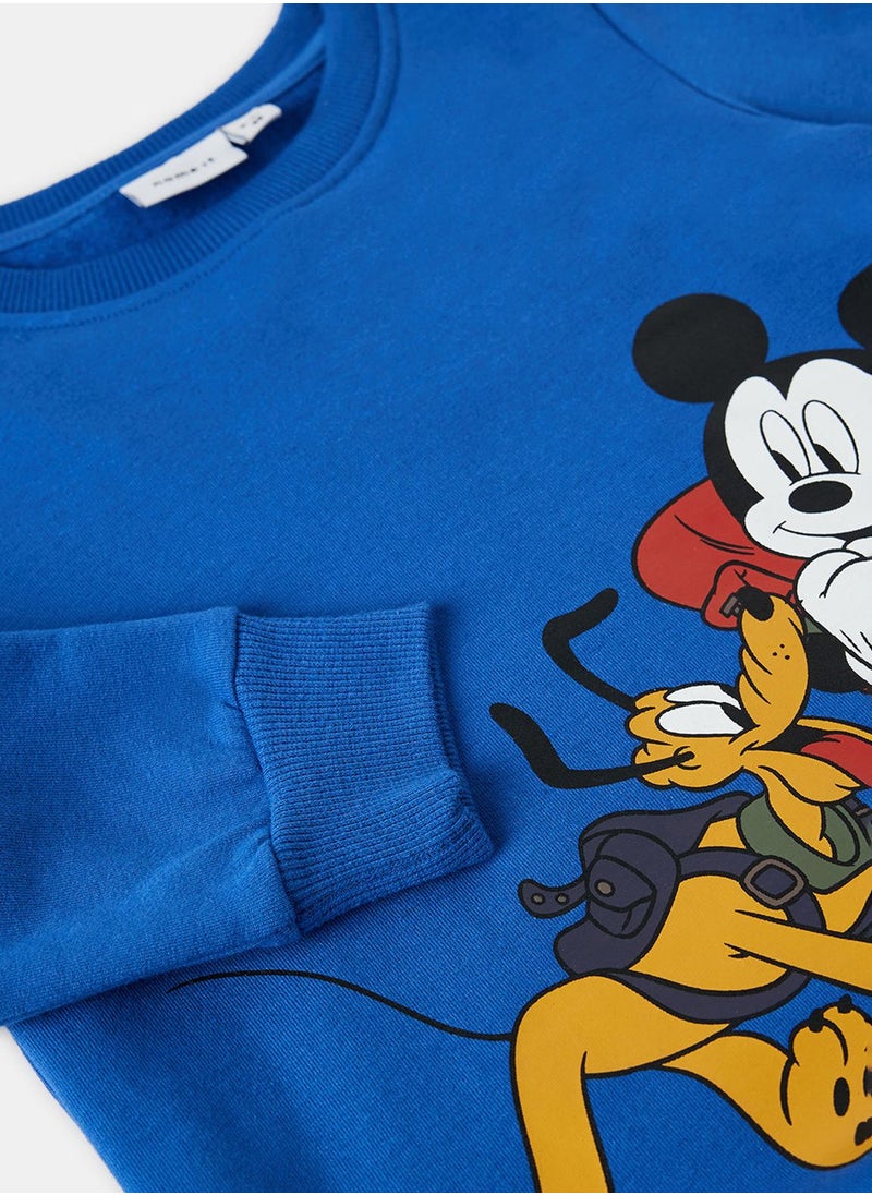 NAME IT - Kids Mickey Mouse Sweatshirt - Image 1