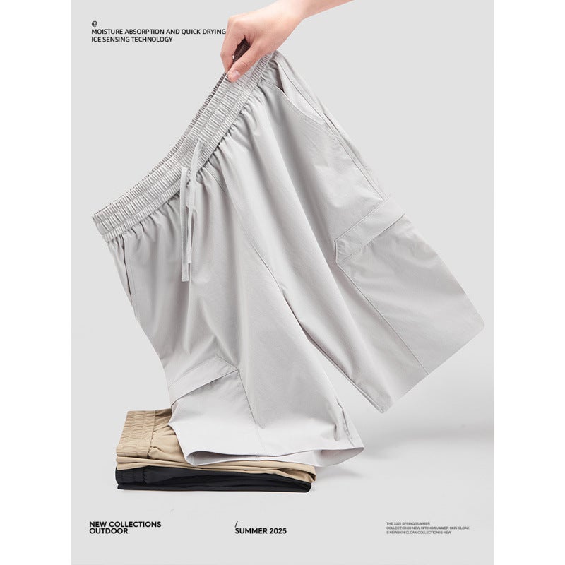 2025 Summer Style Home Outdoor Training Running Casual Lightweight Loose Versatile Trendy Streetwear Five-Point Shorts - Image 3