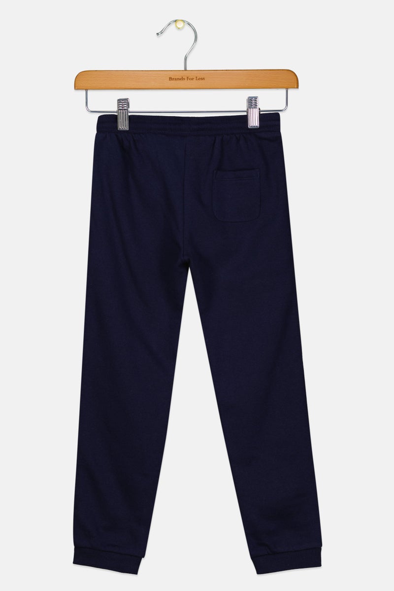 Hamleys Kids Girl Drawstring Jogger Pants, Navy - Image 3