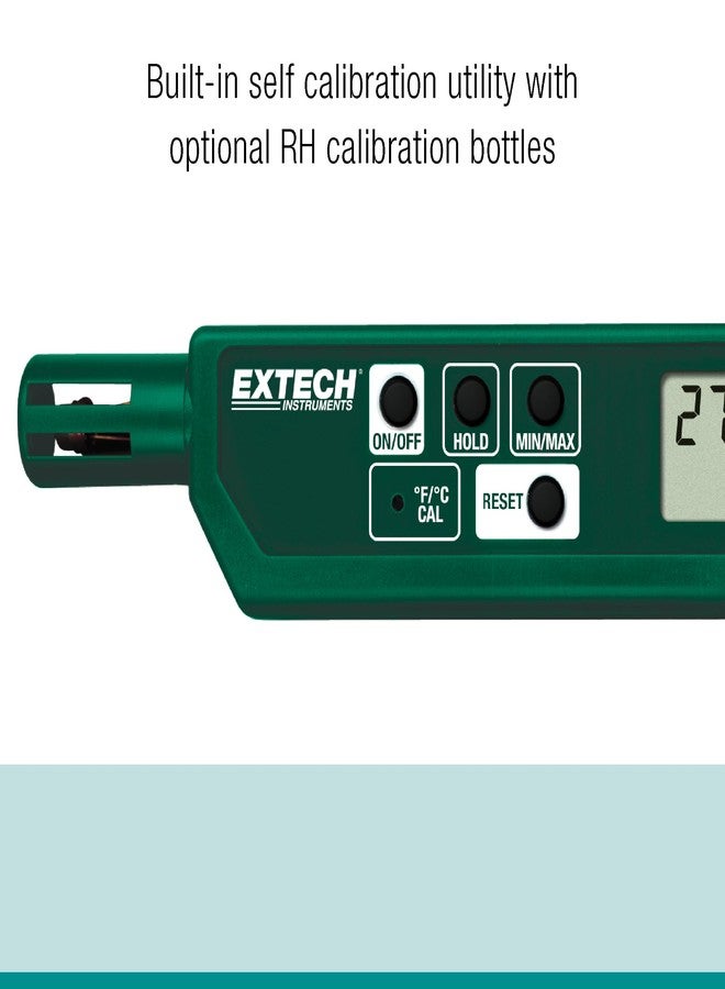 Extech 445580 Humidity and Temperature Pen with Fast Response Sensor, Min/Max Memory, Dual LCD, Pocket-Sized Hygrometer for HVAC, Labs, Storage Rooms, Indoor Air Monitoring - Image 5