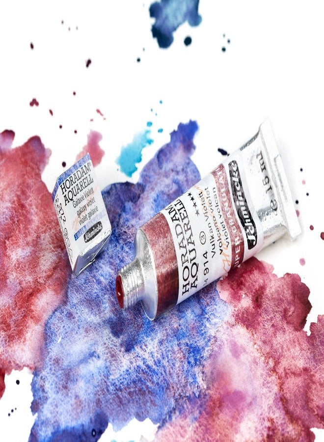 Schmincke - HORADAM® AQUARELL, Super Granulation, 14 943 006 Forest Blue, 15 ml tube, very strong granulating tones, finest, super granulating watercolors - Image 5