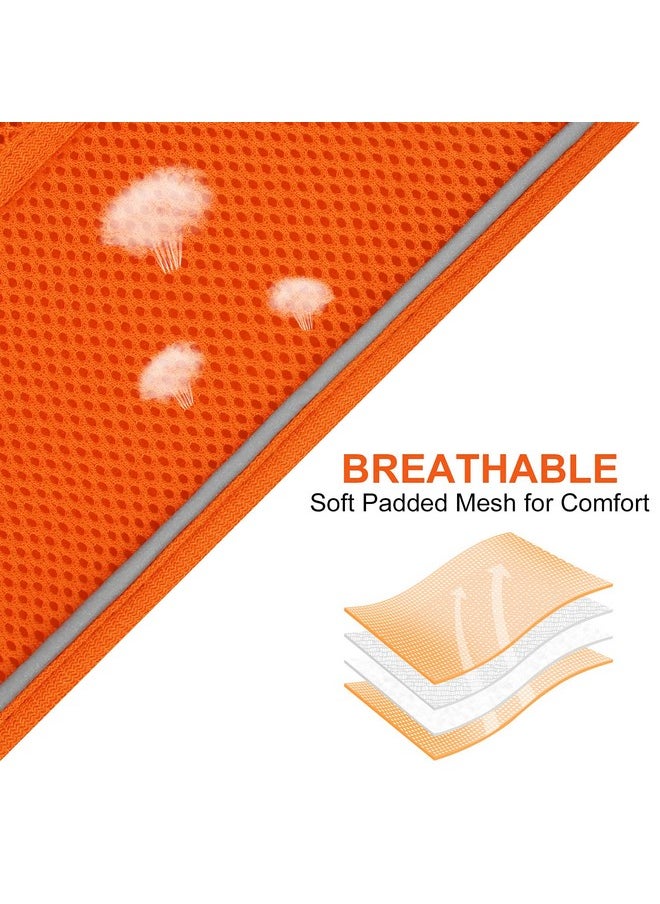 Joytale - Joytale Small Dog Harness, Breathable Mesh Step-in Vest, Reflective Soft Padded Harnesses for Small and Medium Dogs, Orange, M - Image 1