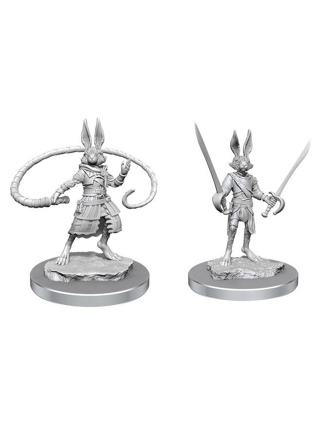 WiZKiDS D&D Nolzurs Marvelous Unpainted Miniatures | Harengon Rogues - Image 2