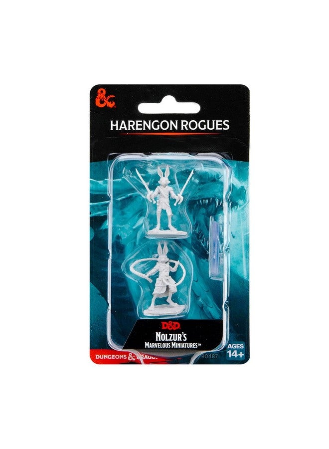 WiZKiDS D&D Nolzurs Marvelous Unpainted Miniatures | Harengon Rogues - Image 3
