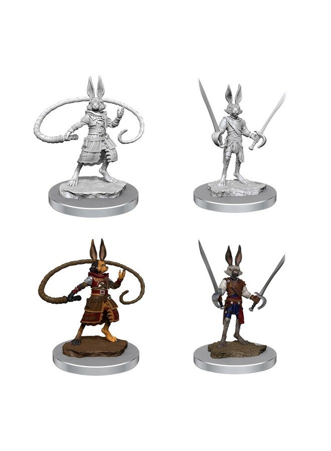 WiZKiDS D&D Nolzurs Marvelous Unpainted Miniatures | Harengon Rogues - Image 4