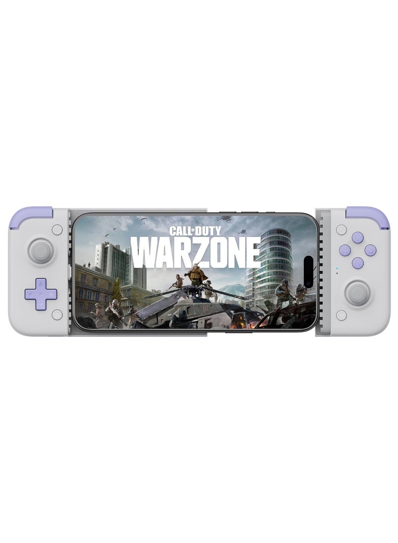 جيم سير وحدة تحكم الألعاب المحمولة X2s Type-C لسلسلة iPhone 15 (USB-C)/هواتف Android، وحدة تحكم الهاتف مع عصي Hall Effect، ومشغل Hall Effect، ووظيفة Turbo - Image 1