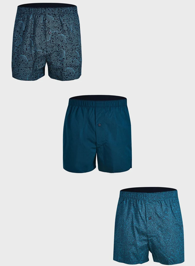 Marks & Spencer 3 Pack Assorted Boxers