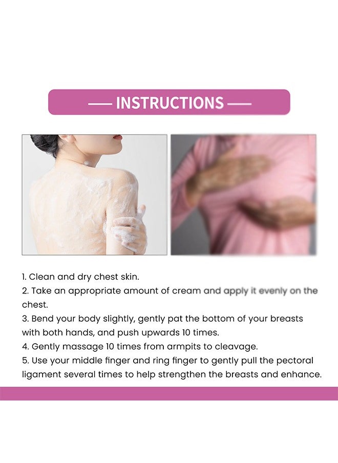 West&Month - Breast Enhancement Cream, Natural Breast Enlargement Cream Fast Growth, Firms, Plumps and Lifts Your Breasts and Improves Sagging Breasts - Image 1