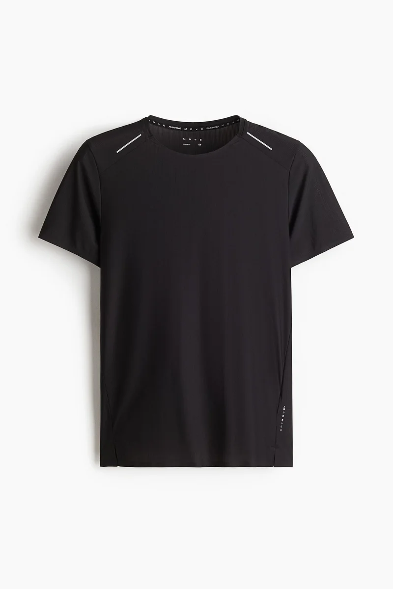 H&M  Regular Fit Running T-shirt with DryMove™ for Men | Best Price UAE