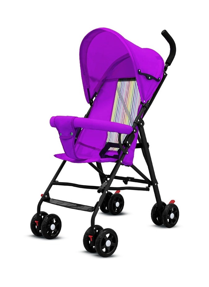 Rally Lightweight Foldable Baby Stroller - Purple  - Image 1