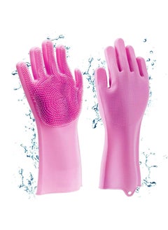 Wishbone Wishbone Silicone Dish Washing Hand Gloves And Cleaning Gloves for Kitchen, Car, Bathroom and Pet  - Image 1