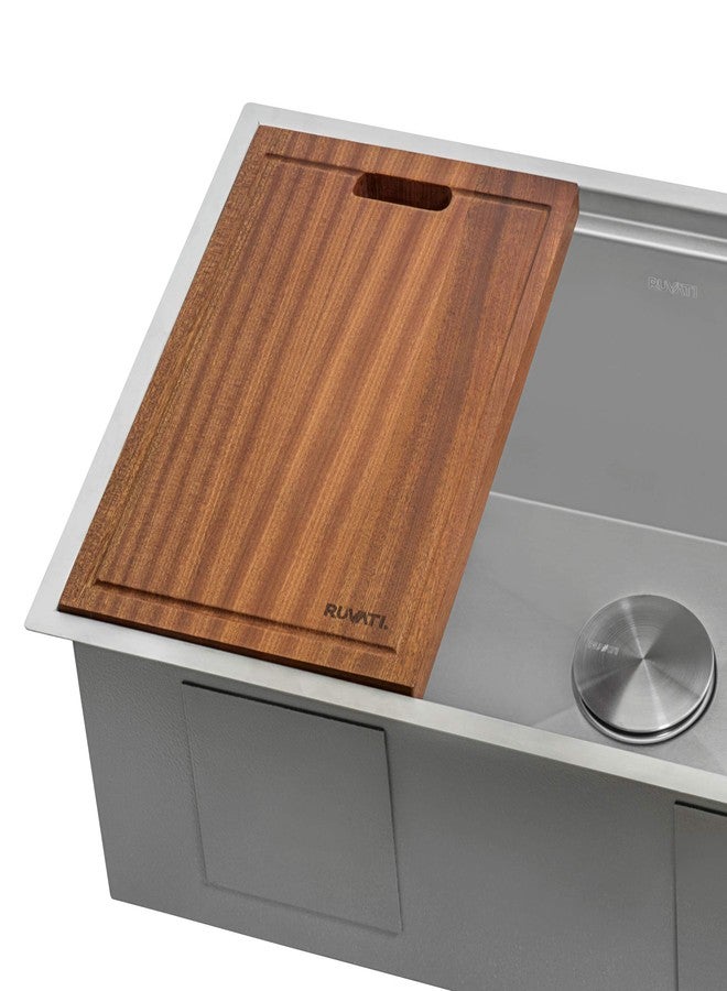 Ruvati RVA1217 Solid Wood Cutting Board, 17" - Image 3