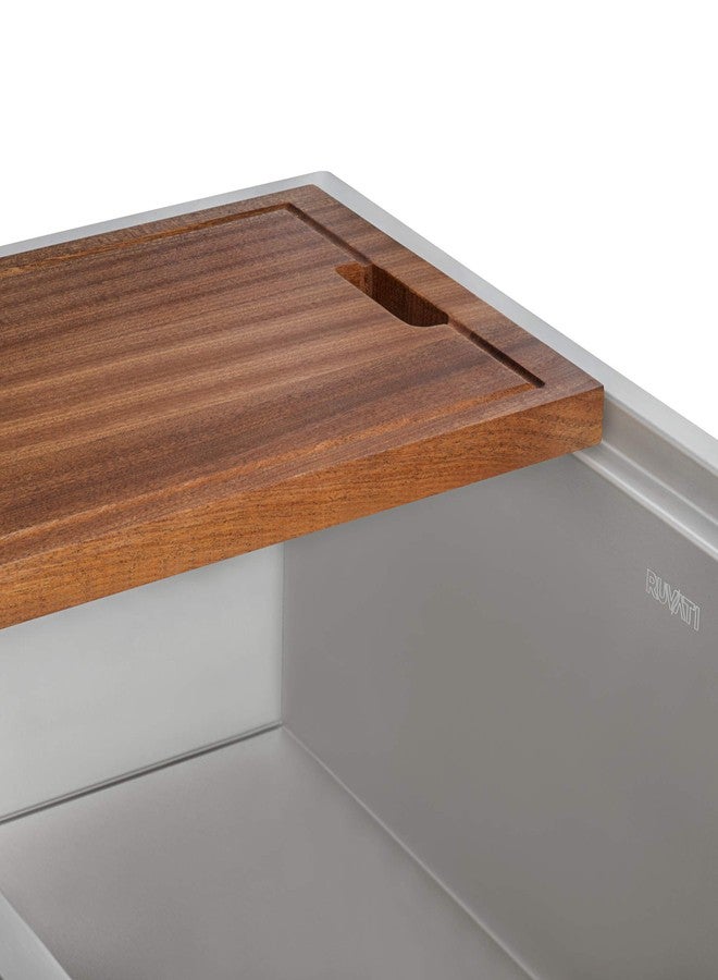 Ruvati RVA1217 Solid Wood Cutting Board, 17" - Image 2
