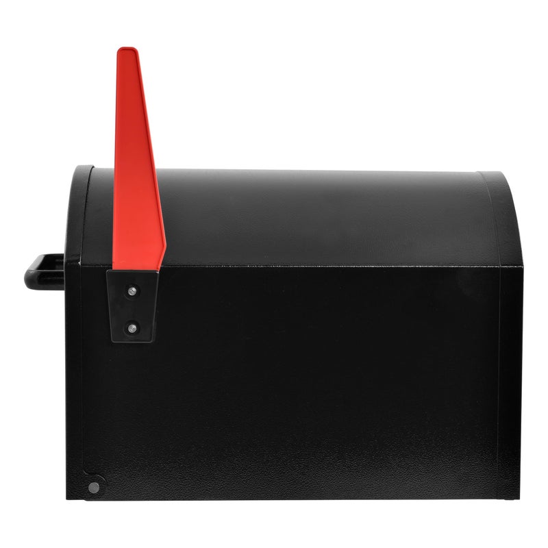 Mail Boss Orca XL Extra Large Steel Mailbox â€“ USPS Approved T4 Rural Mailbox â€“ Heavy-Duty Galvanized Steel, Powder-Coated, Non-Locking Design â€“ Model #7306, Black - Image 2