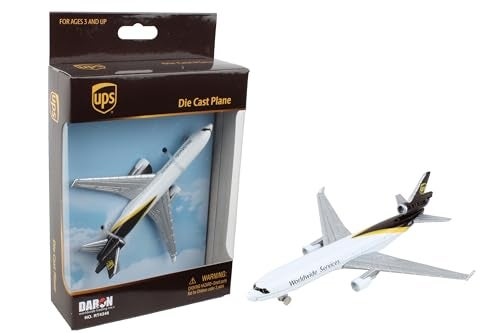 Daron Toy Airplane UPS MD11 DieCast Metal Model Airplane Toy with Plastic Parts for Kids Ages 3 - Image 1