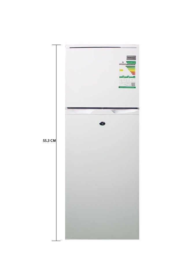 Dora Sat Two-Door Refrigerator - Ice - 132 Liters - 4.7 Feet - White - DS160DF - Image 4