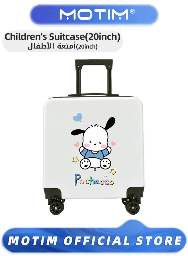 Motim Travel Luggage Carry-On Luggage Kid's Luggage 20 inch Small Luggage with Spinning Wheels Cartoon Suitcase  - Image 1