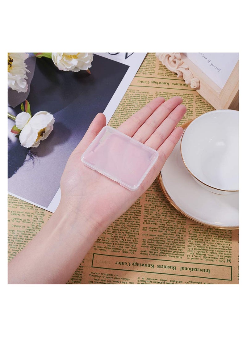 SYOSI 18 Pack Rectangle Clear Plastic Bead Storage Containers Box Drawer Organizers with Lid for Earplugs Pills Tiny and Other Small Findings 2.63x2x0.47Inches - Image 5