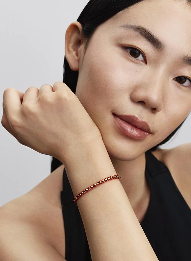 باندورا سوار سلسلة ثعبان بخيط أحمر