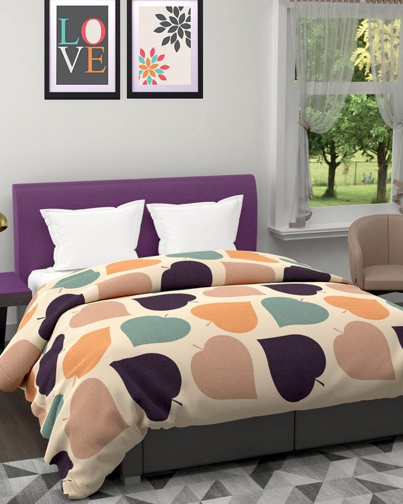 KEA Microfiber Double Bed Printed Comforter, 200 GSM| Comforter Double - Image 2