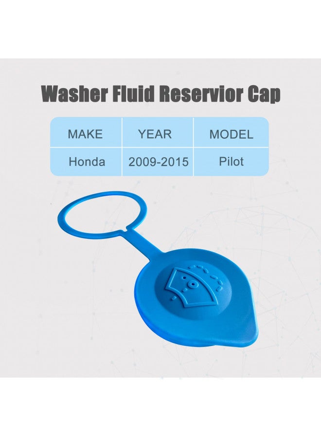 artapek Windshield Washer Fluid Cap Wiper Reservoir Tank Bottle Cap for Honda Pilot 2009-2015 1 Pack 76802-SZA-A01 - Image 1