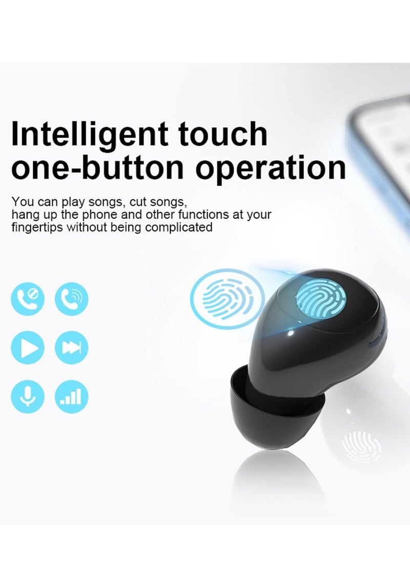 JBLTM Original Bluetooth Small Mini Invisible Earbuds for Work, Micro Low Profile Micro, Smallest Invisible Earbuds