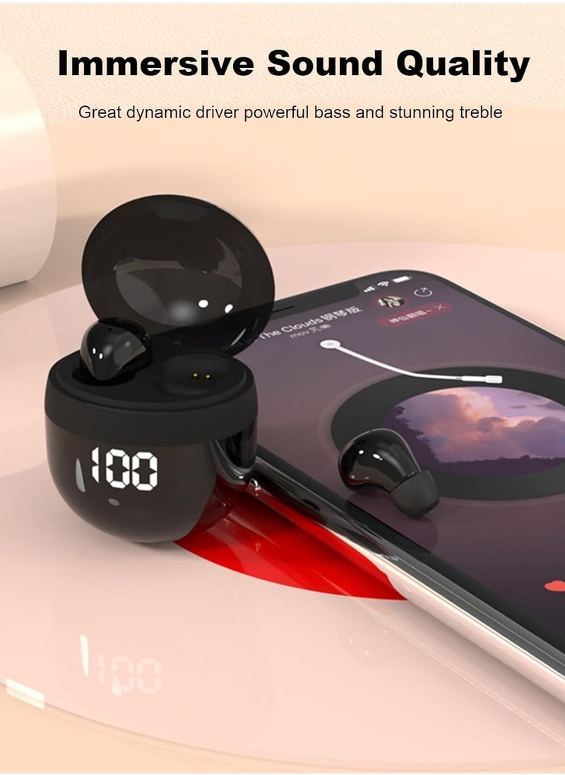 JBLTM Original Bluetooth Small Mini Invisible Earbuds for Work, Micro Low Profile Micro, Smallest Invisible Earbuds