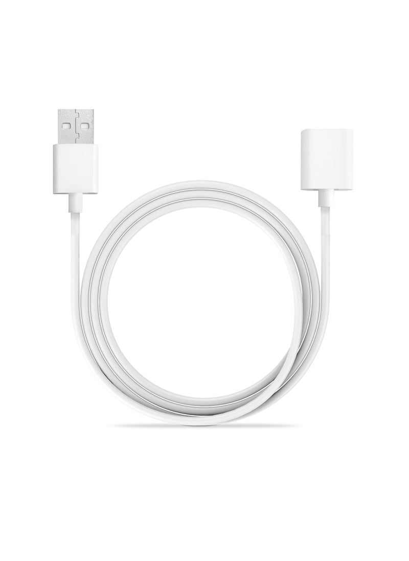 TechMatte TechMatte Charging Adapter Electronic Cable Compatible with Apple Pencil 1st Generation, Male to Female Flexible Connector, Laptop (White-3 Feet)  - Image 3
