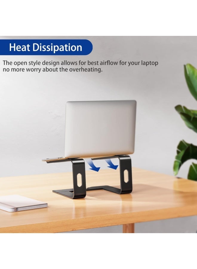 Laptop Stand for Desk, Ergonomic Laptop Riser, Detachable Computer Stand, Portable Notebook Holder with Anti Slip Pads, Ventilated Cooling Design, Compatible with 10-15.6 Inch Laptops - Image 5