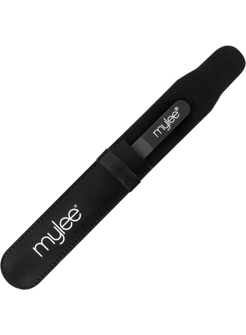 mylee Crystal Nail File with Case Hygienic and Long Lasting Professional Manicure with 5 Year Guarantee for Salon and Home Use - Image 3